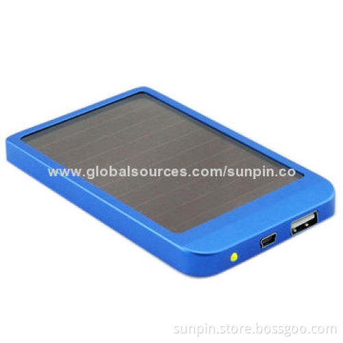 3000mA solar power bank mobile charger